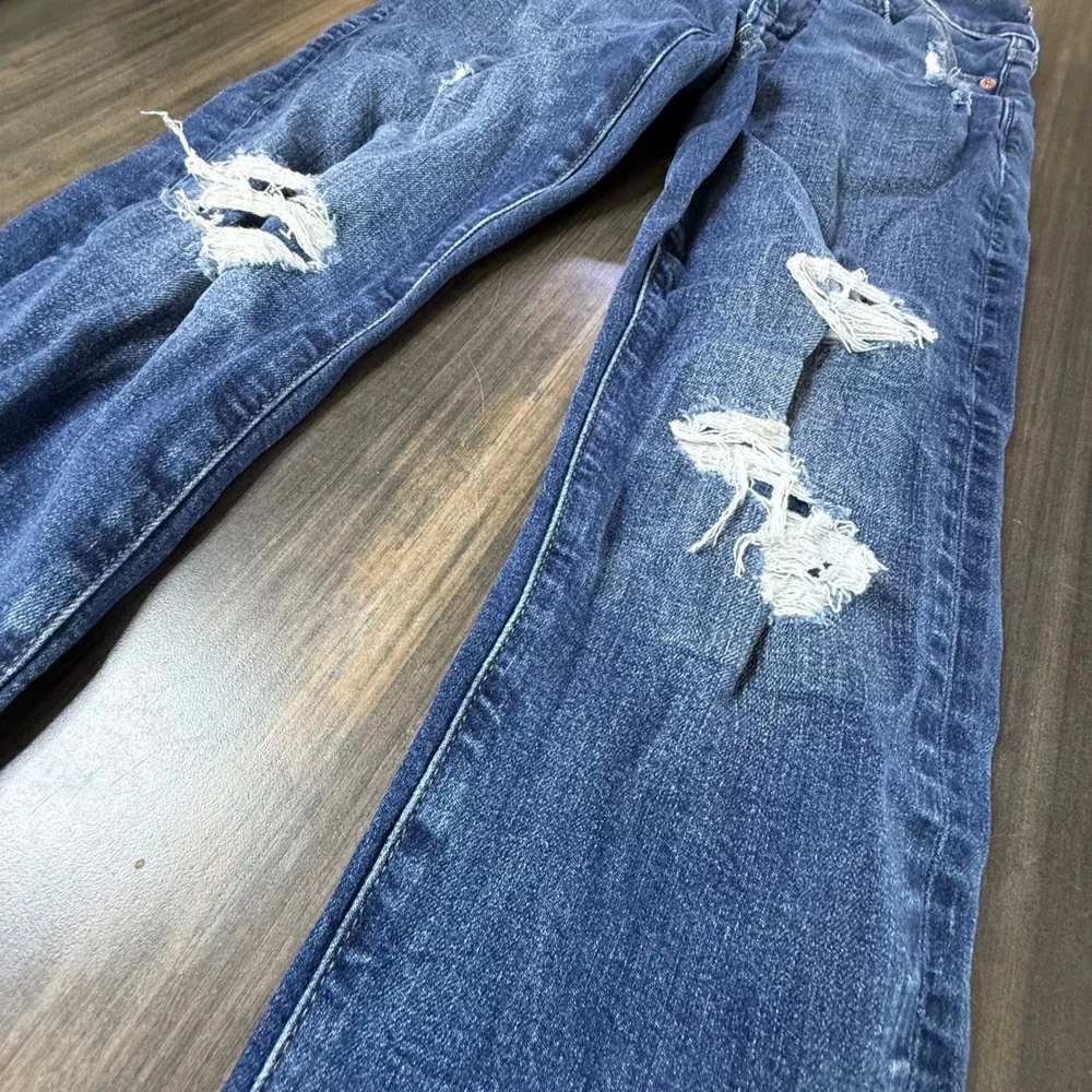 American Eagle Outfitters Slim Fit Distressed Medium Wash Jeans‎ Mens Size 26x28